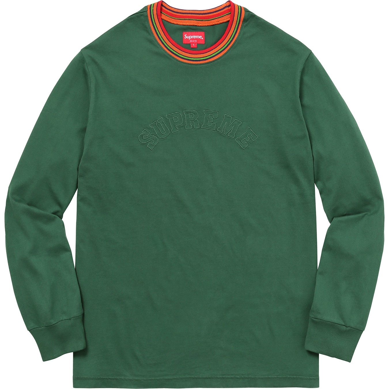 Multicolor Striped Rib L/S Top view 10